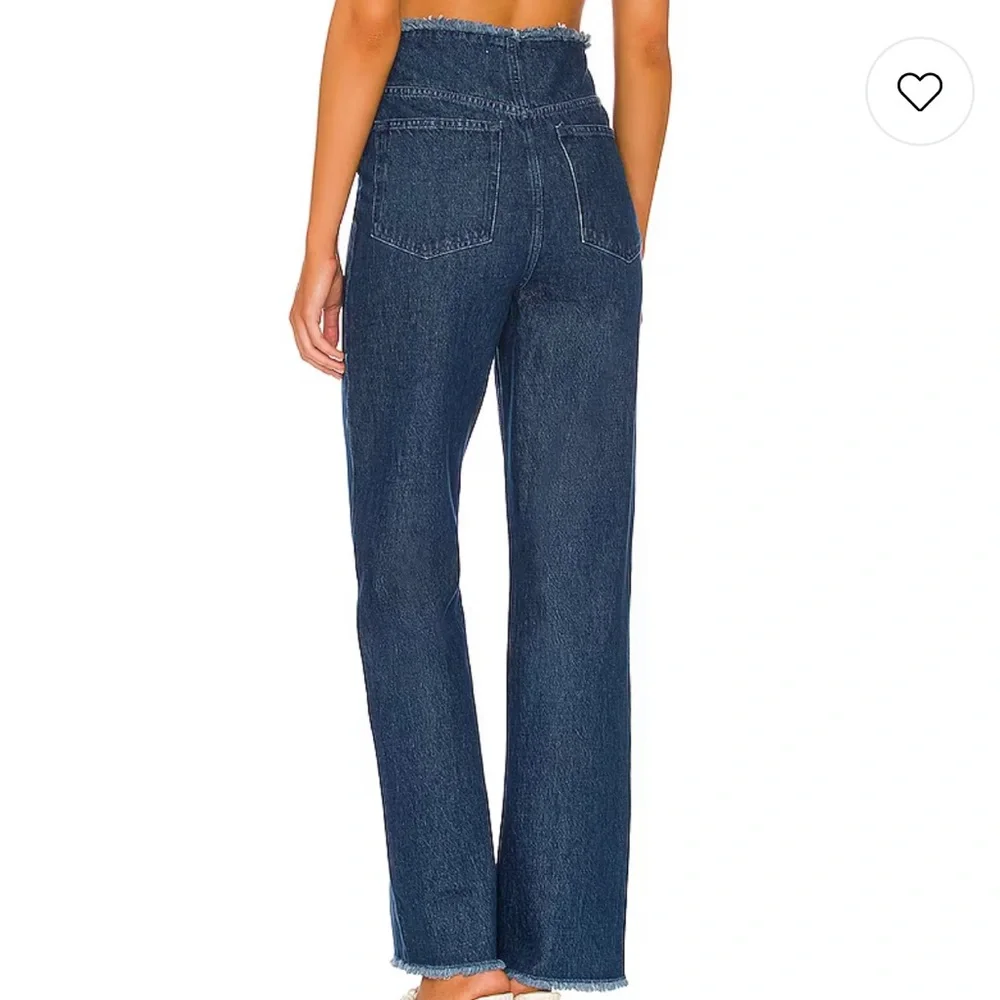 WeWoreWhat Dark Wash Straight Jeans